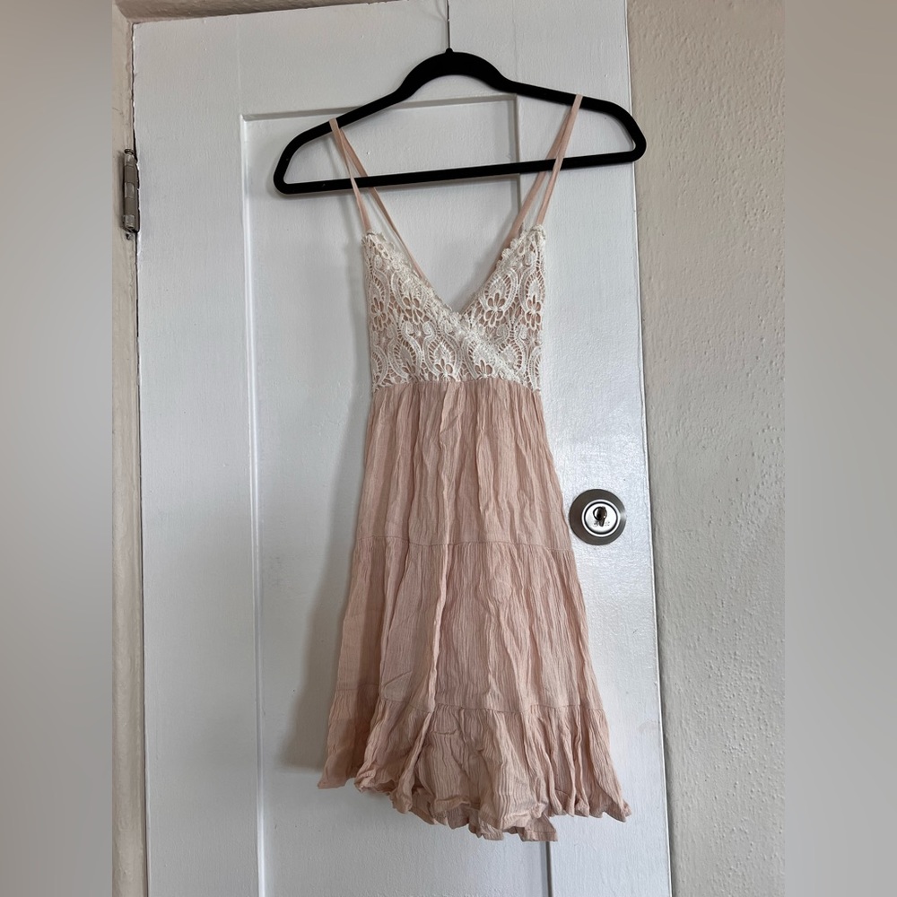 Darling A-lined Pink Dress (Size: Small)